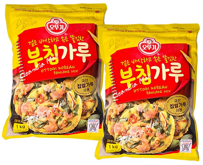오뚜기 겉은 바삭하고 속은 쫄깃한 부침가루 1kg 2개 부침