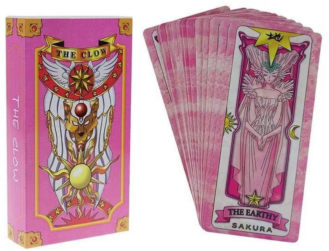 日版 庫洛魔法使 閃卡 黛絲卡牌 收集冊, 1個, 中號（小櫻牌56張）送說明書