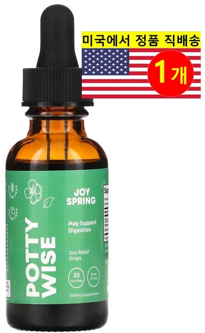 JoySpring 조이스프링 허브 보충제 포티 와이즈 Potty Wise, 1개 - 쿠팡