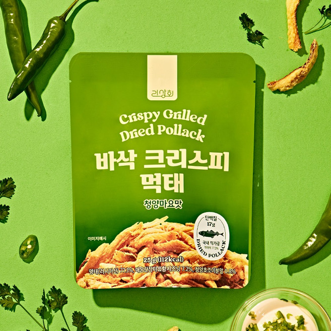 리상회 바삭 크리스피 먹태 청양마요맛, 1개, 25g
