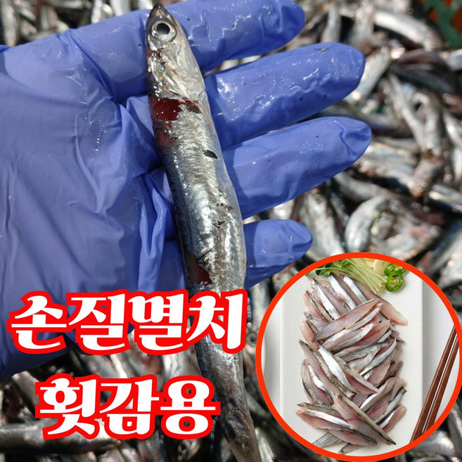 [완벽손질] 국산 손질 멸치회 손질멸치, 1개, 완전손질 300g