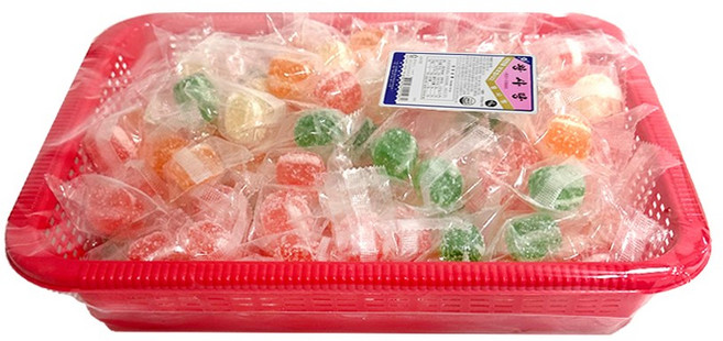 옛날 왕사탕 1.4kg 바구니 눈깔사탕 과일맛 옛날 캔디 개별포장