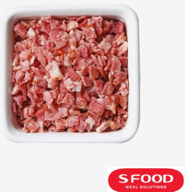 에쓰푸드 담백한 베이컨 크럼블 300g 냉동 샐러드 파스타 토핑용, 1개