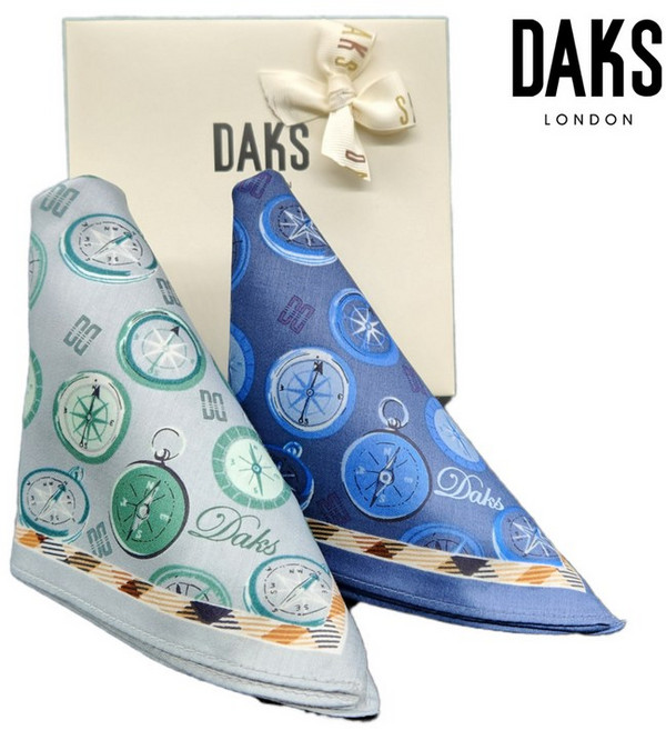 [백화점 정품] 닥스 나염 손수건 DKR1404