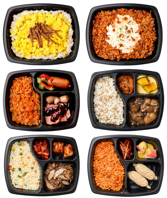 굿스푼 저당 도시락 3팩+다이어트 도시락 3팩 당조절 체중조절용 식단 배달 6종세트 1285g (냉동), 1개