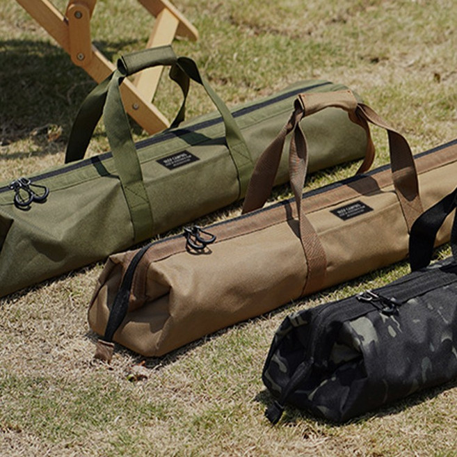 KEEP 캠핑 낚시 차박 휴대용 공구 IGT 다리 단조팩 롤테이블 경량테이블 대형 광폭 와이드 파우치 캐리백 수납 케이스 멀티 타프 텐트 슬라이드 폴대 가방, 탄