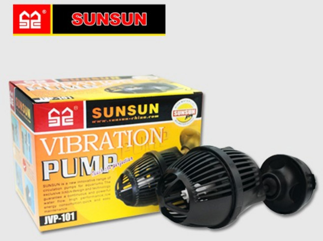 썬썬 JVP-101 7W 수조 두께 12T 벽면 자석 부착 파도 발생기 물 방향 조절 수류 모터, 1개