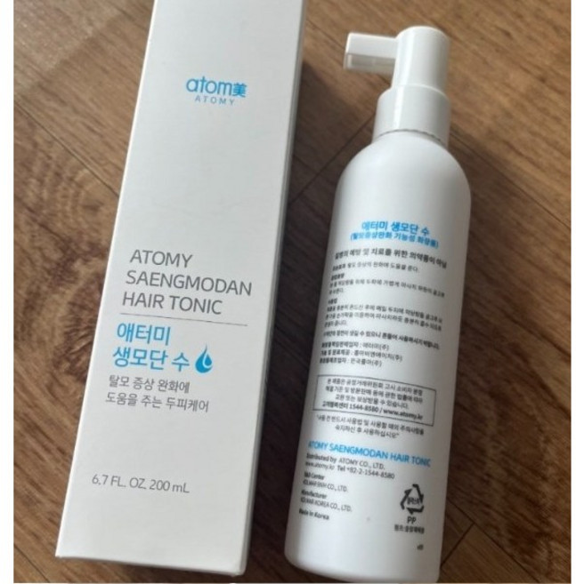 탈모 두피 케어 애터미 생모단수 200ml 모발 영양공급 + KF94마스크 2매 증정, 1개