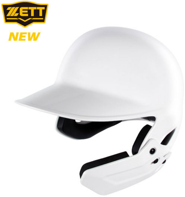 제트 검투사 양귀헬멧 BHLK-80 유광 백색 우타자용 야구헬멧, 1개