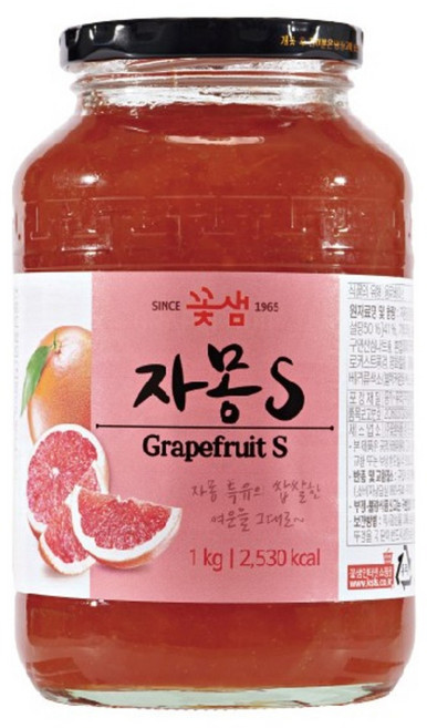 [기한 26.06.16까지] 꽃샘 자몽차S 2kg