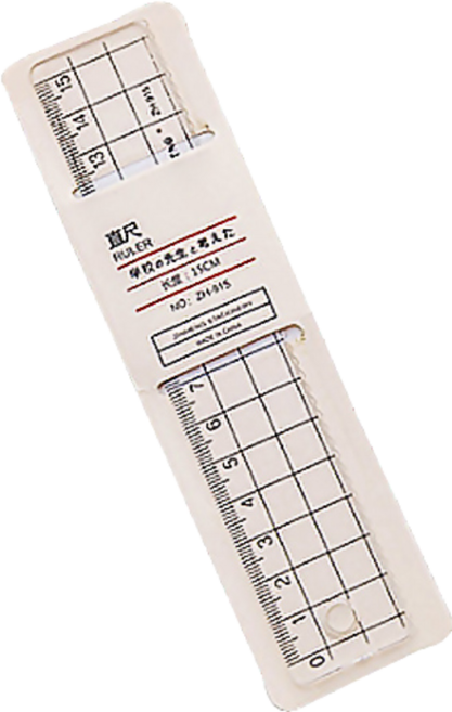 ZHIHENG STATIONERY 直尺, 01.直尺15cm-無印風直尺