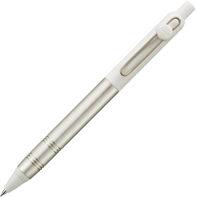 유니볼 젠토 플로우 ZENTO FLOW 볼펜 NEW 컬러 텍스쳐 UBN-ZFL, 0.38mm 버치 화이트, 1개
