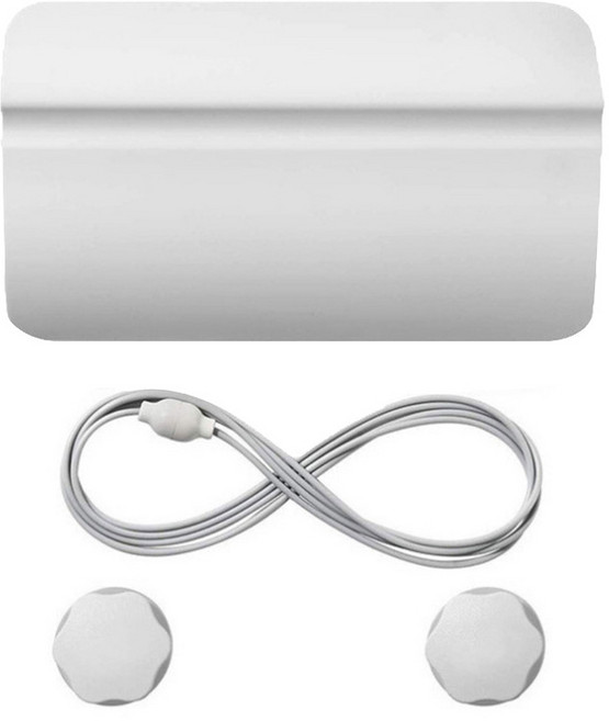 고양이 강아지 자유 출입 자동문 개조 세트, 흰색, 1개