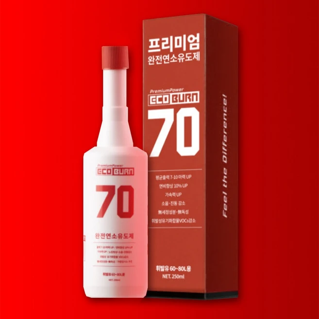 에코번 프리미엄 완전연소제 연료첨가제 가솔린전용 G70, 가솔린/휘발유, 1개 - 쿠팡