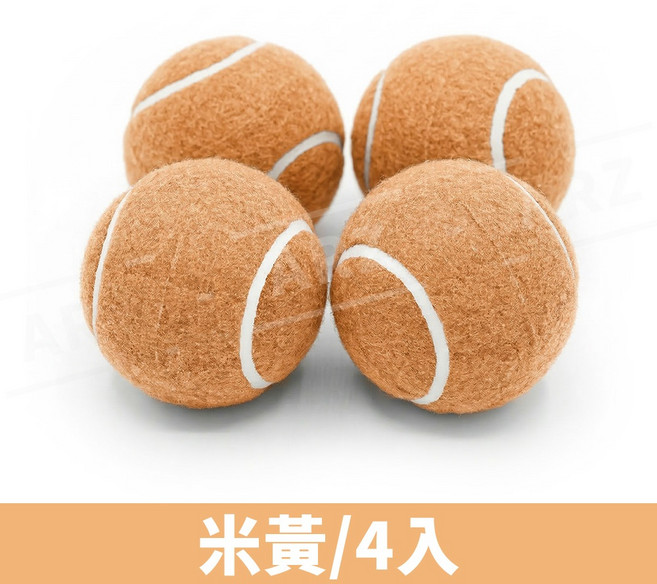 靜音網球椅腳套 降噪 減震 加厚, 1個, 米黃／4入