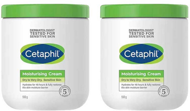 세타필 모이스춰라이징 크림, 2개, 550g