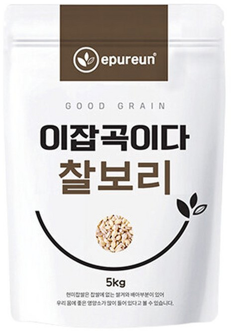(현대Hmall)이잡곡이다 25년 국산 햇 찰보리 5kg, 1개