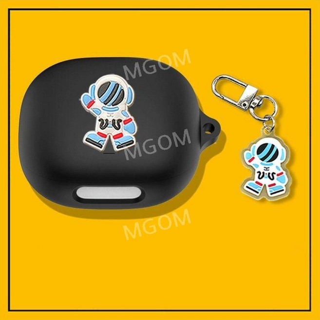 리버티4프로 케이스 호환 이어폰 Liberty4 Pro 사운드코어 Soundcore 보호커버, 리버티4 프로, 블랙+우주인