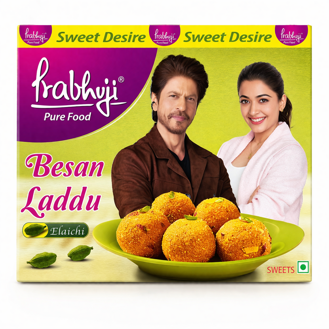 Parabhuji Besan Laddu 베산라두, 1개, 500g