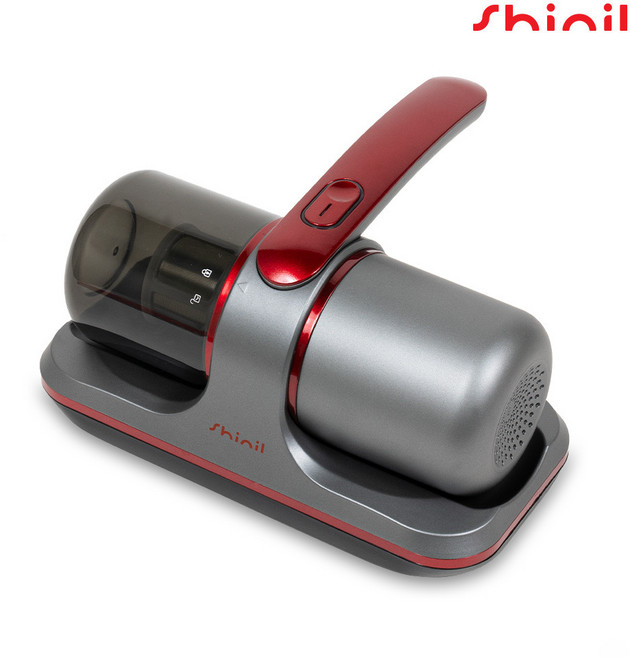 신일 SVC-R100KP UVC-C 램프 침구 청소기 무선 C타입 물세척, 레드+그레이