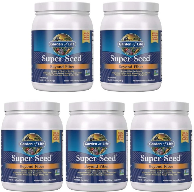 가든오브라이프 슈퍼 시드 파우더, 5개, 600g - 쿠팡