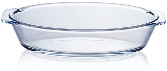 A82558 오븐락 오븐용 내열유리 원형 그라탕기 700ml, 1개