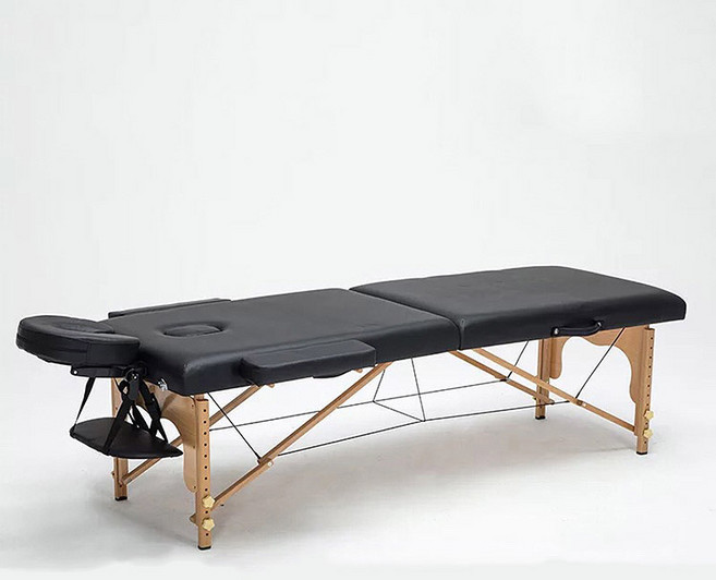 엠파니아 접이식 마사지 베드 휴대용 이동식 경락 지압 안마 침대 매트 70cm 물리치료 뷰티 미용 전신 얼굴 피부관리, 블랙