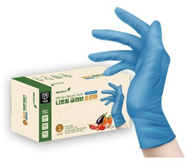 해피리빙101 니트릴장갑 소프트 블루 L 100매, 단품없음, 1개
