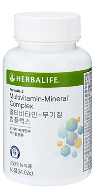 허벌라이프 포뮬라2 멀티비타민 무기질 컴플렉스, 1개, 61.02g - 쿠팡
