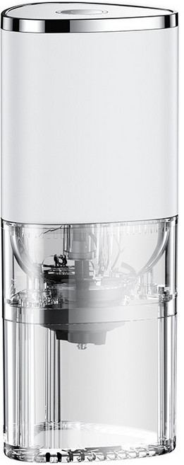 磁吸式電動咖啡研磨機 USB充電式 1200mAh 大容量電池 攜帶方便 手沖咖啡必備, 磨沙白, 1個, 300L