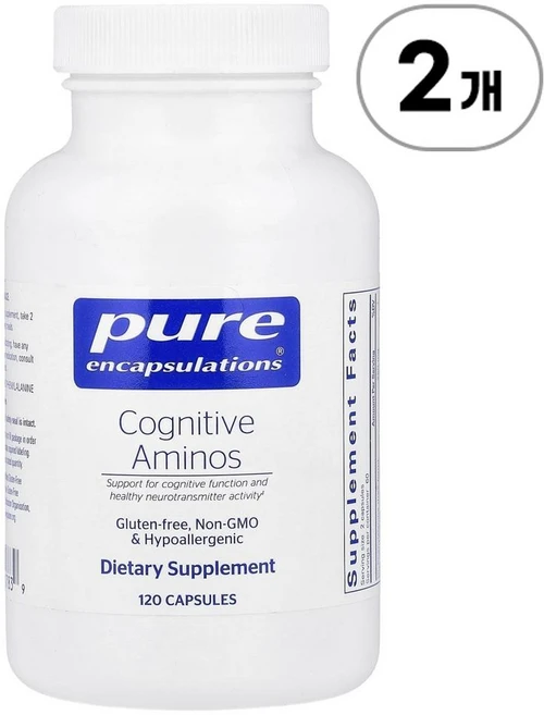 퓨어 인캡슐레이션 인지 아미노산 Pure Encapsulations Cognitive Aminos 120정 - 쿠팡