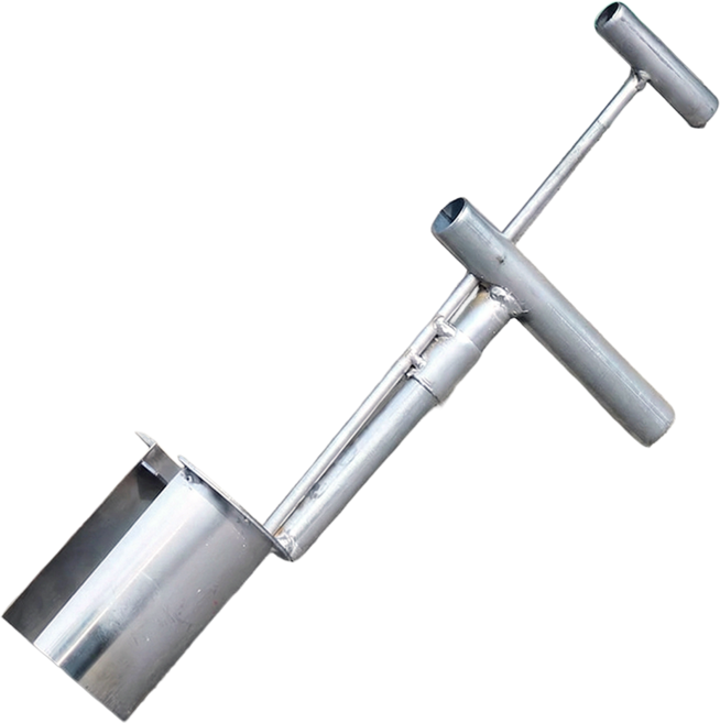 모종이식기 핸드형 전문가용 튼튼한 용접 올스테인리스 모종삽 42cm 단축, 1개