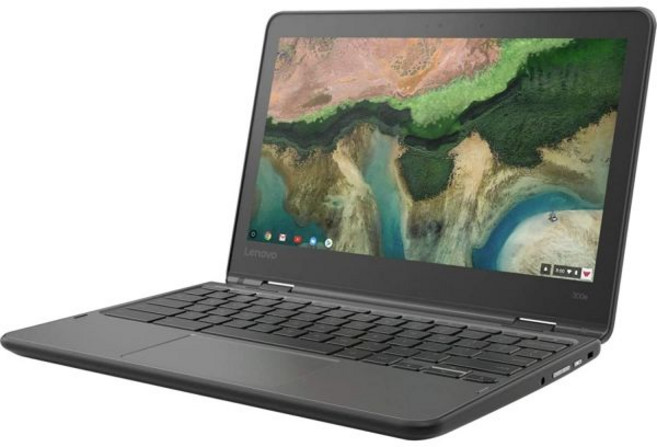 레노버 11.6인치 300e 크롬북 터치스크린 LCD 2인치 1인치 미디어Tek M8173C Quad-core 2.1GHz 4GB LPDDR3 32GB 플래시 메모리 크롬 OS, MediaTek Processor, 1개