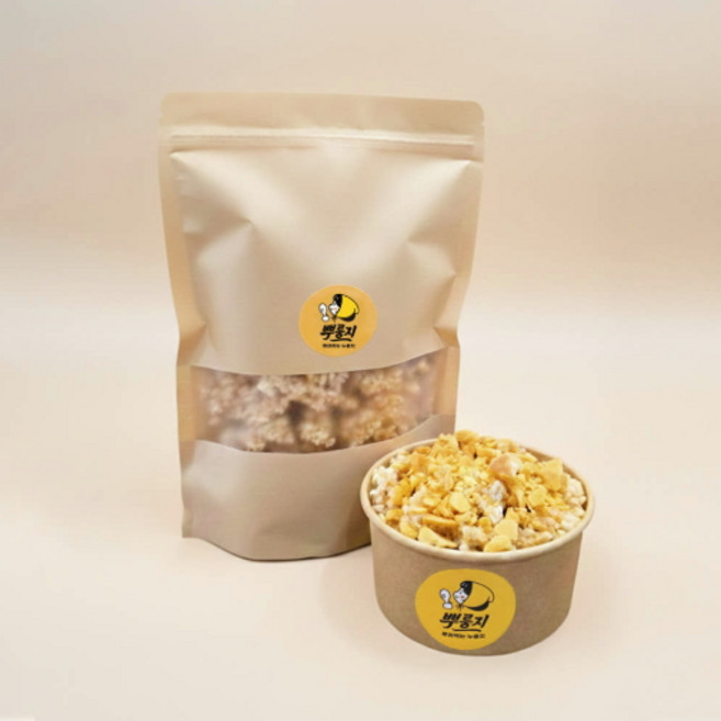 뿌려먹는 누룽지 뿌룽지 달고나 대용량, 900g, 1개