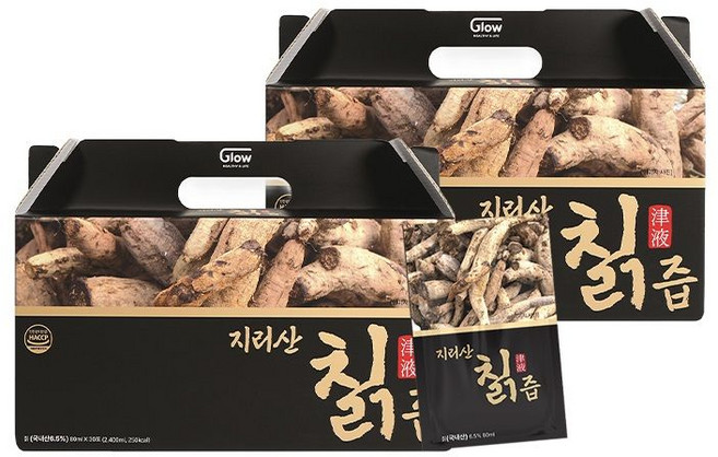 글로우에이치엘 국내산 지리산 칡즙 진액, 60개, 80ml