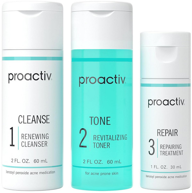 프로액티브 Proactiv 3단계 아크네 수분 진정 세럼 트리트먼트 30일 세트, 1개