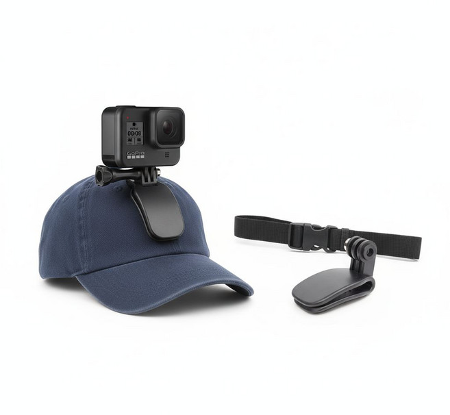 고프로 액션캠 퀵 클립 백팩 스트랩 마운트, 1개, 액션캠 모자 퀵클립 마운트