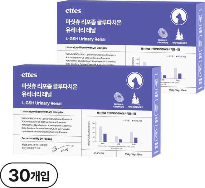 마싯츄 리포좀 고양이 요로 신장, 15회분, 2개 - 쿠팡