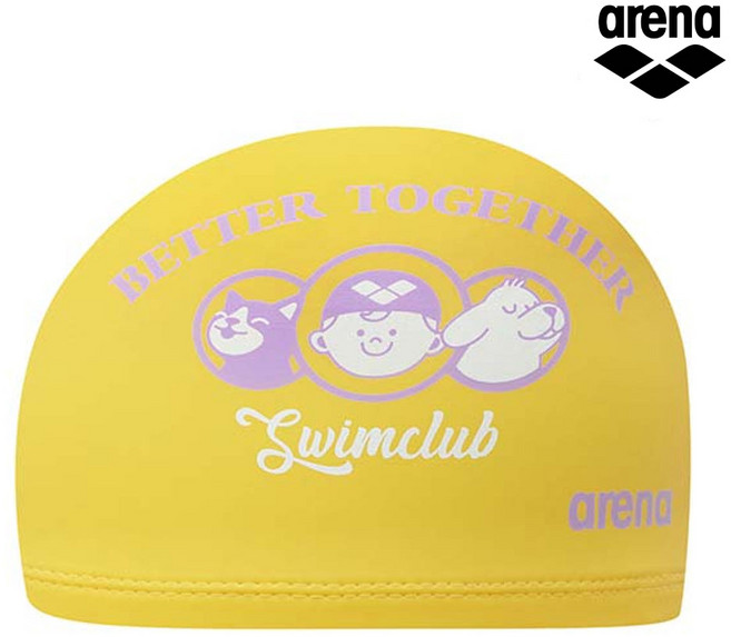 아레나 아동용 투게더 실리코팅수모 A5AC1AL51, YELLOW, 1개