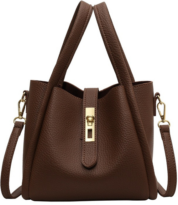 마이탬 H 명품 스타일 데일리 레더트랜디 2026 솔리드 크로스 숄더 크로스 토드백 파우치포함