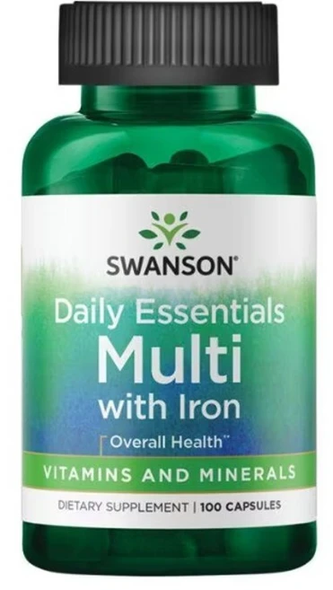 스완슨 데일리 멀티 비타민 & 미네랄 캡슐, 100정, 1개 - 쿠팡