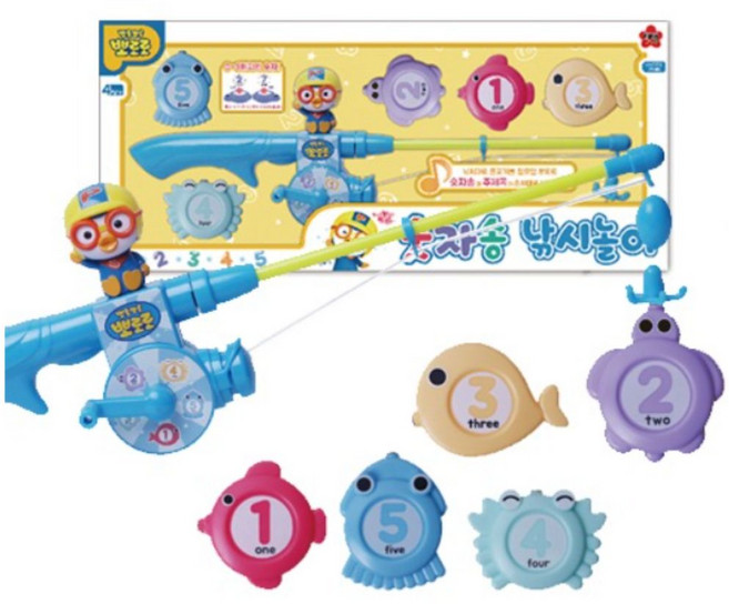 뽀로로 숫자송 낚시놀이, 1개