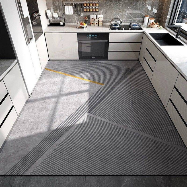 5mm 주방 발매트 미끄럼방지 방수 싱크대매트, W005, 1개