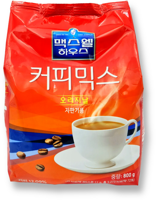 맥스웰하우스 자판기용 오리지날 설탕크림 커피믹스, 800g, 3개, 1개입