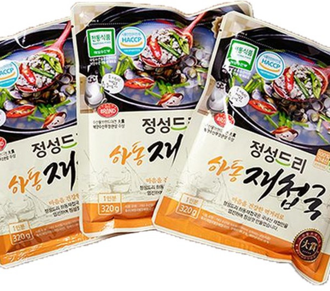 정성드리 하동재첩국(320gx10팩), 320g, 10개