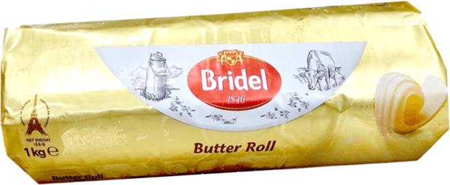 브리델 발효 무염 버터 롤 프랑스산 퓨어버터, 1개, 1kg