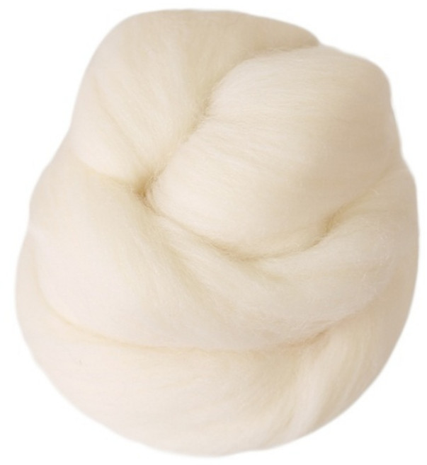 [모핸] 양모 (100g)/ 양모펠트 니들 펠트 DIY 공예 실 만들기, 2.아이보리, 1개