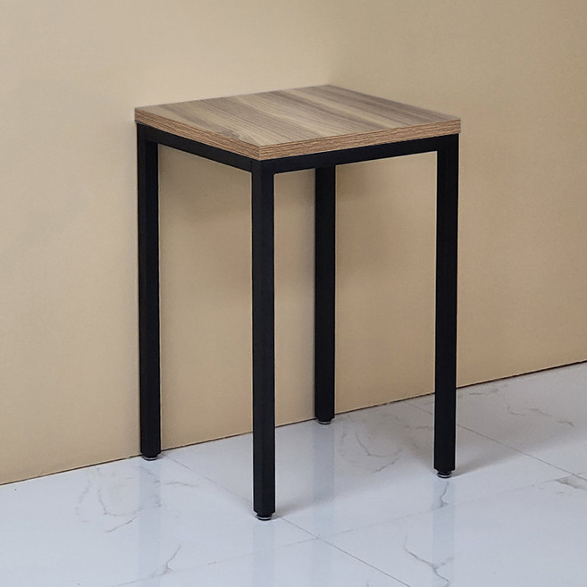 455 스틸 보조테이블(협탁)/틈새/소파테이블/사이드테이블, 아카시아