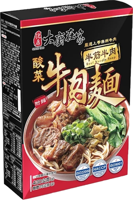 捷康 大廚在家 KTV牛肉麵 常溫加熱即食, 半筋半肉牛肉湯麵430g, 1個, 430g