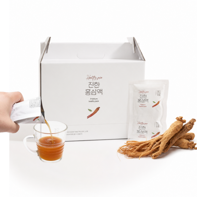 순수건강원 진한 홍삼즙 30포 진액 엑기스, 30개, 100ml